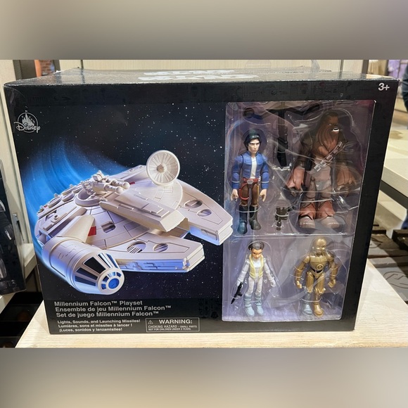 2025 Disney Parks Star Wars Millennium Falcon Playset Toybox NEW Lights Sounds!